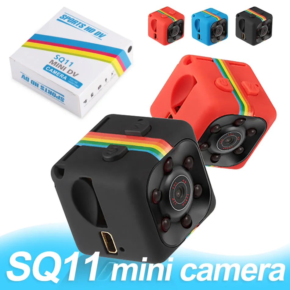 SQ11 Mini Micro HD Скрытая камера 1080P Видео датчик ночного видения видеокамеры Micro Cameras DVR DV Motion Recorder