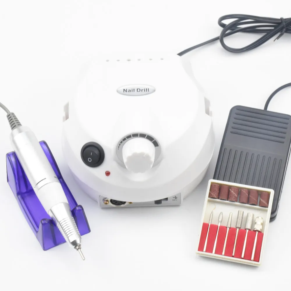 Nuovo 30000 RPM Trapano elettrico per unghie Macchina per manicure elettrica Trapani Accessorio Kit per pedicure Trapano per unghie File Bit Strumenti per unghie