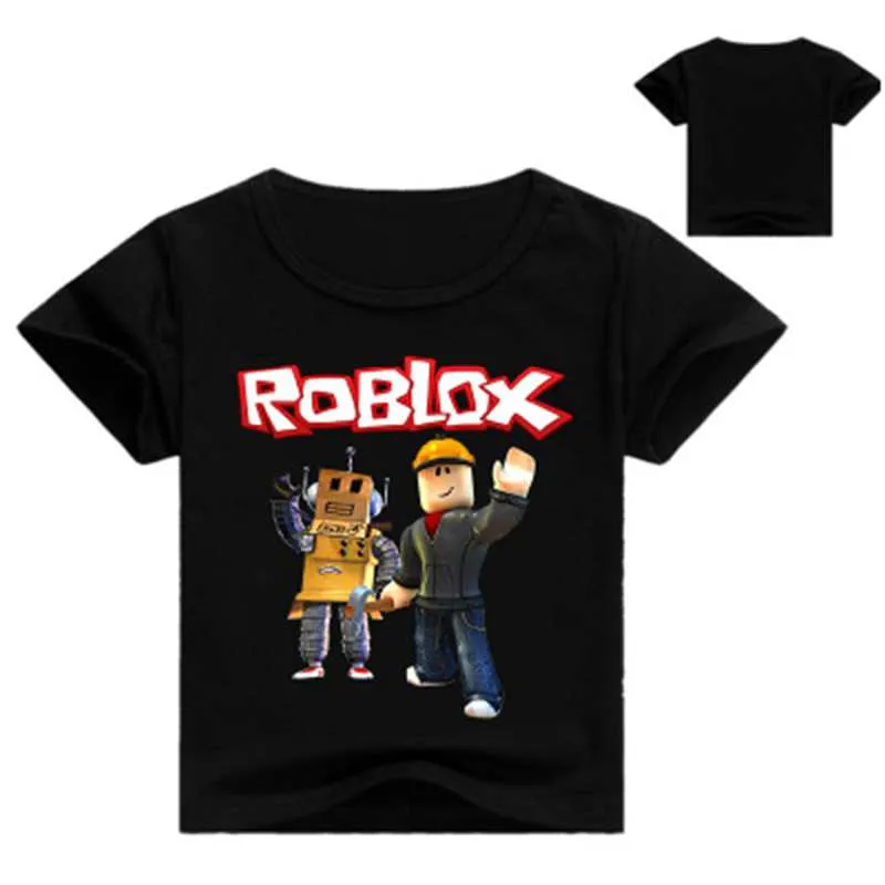 ROBLOX 3D Shirt Impreso de manga corta Ropa para niños Camiseta Camiseta Tops de