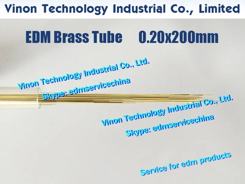 Wholesale 0.15x200MM Brass Tube Single Channel , Brass EDM