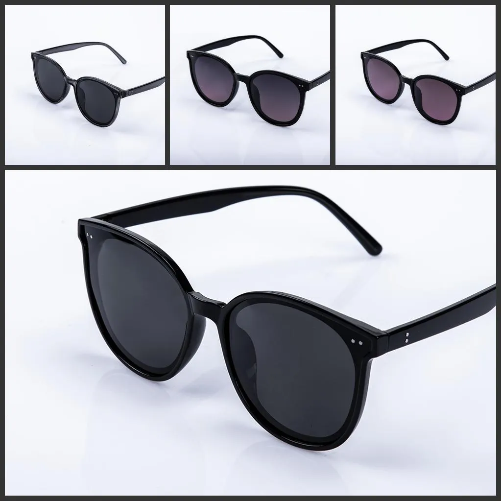 Mode Vintage Sonnenbrille Männer adumbral Gläser Klassische Frauen Beschichtungspunkte Schwarzer Rahmen Sonnenbrille UV400 Eyewear FY2213