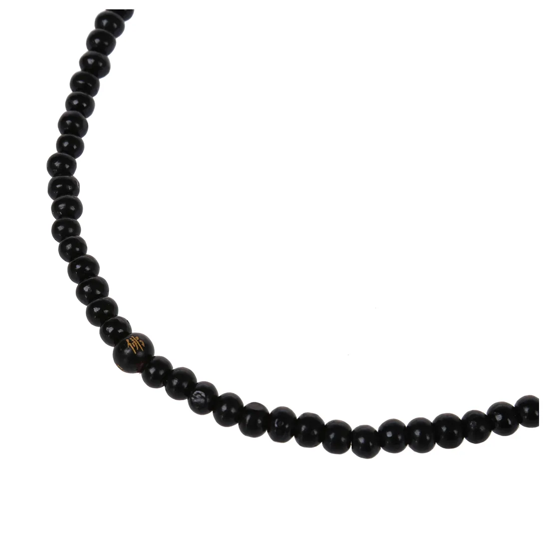 6*530mm Black Wood Buddha beads Long necklace Buddhism Strand Chain Mala Bracelet Jewelry