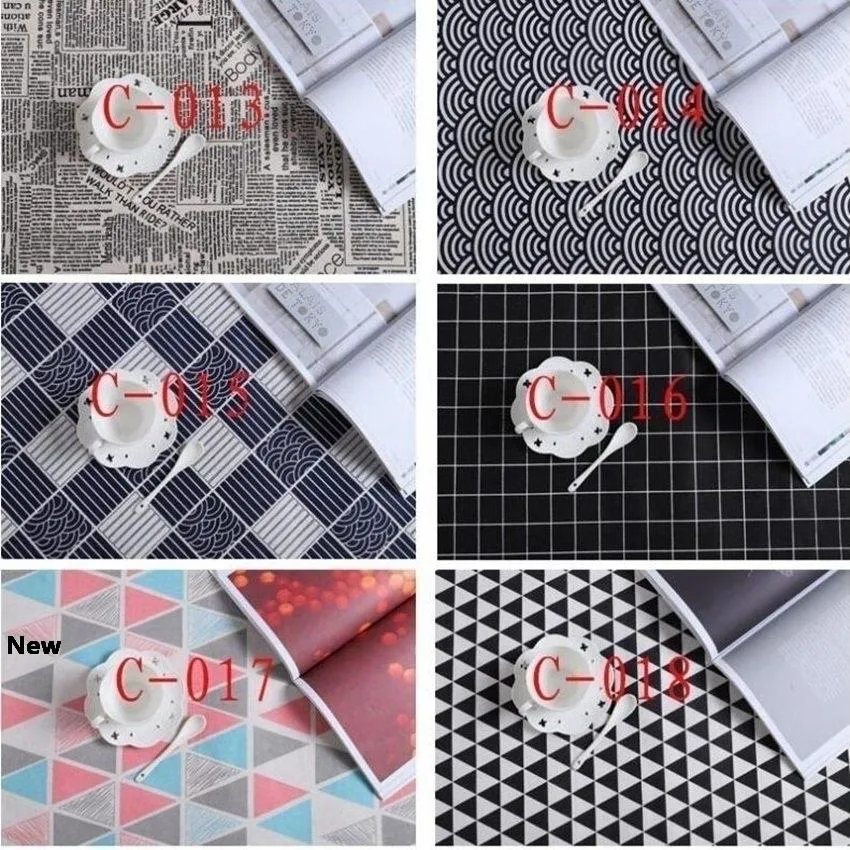 47*68cm Cotton And Linen Tea Towel Leaf Printing Table Napkin Water Uptake Dinner Cloth Placemat 40 Styles ZZA1369