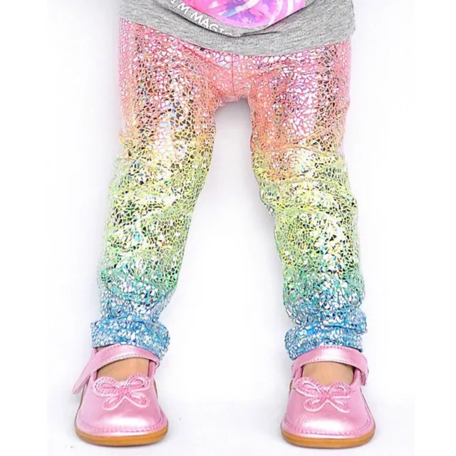 Dziewczynka Odzież Spodnie Nowy Przyjeżdża Glitter Legginsy Legginsy Maluch Legginsy 1-6Y Baby Girls Legginsy Dzieci