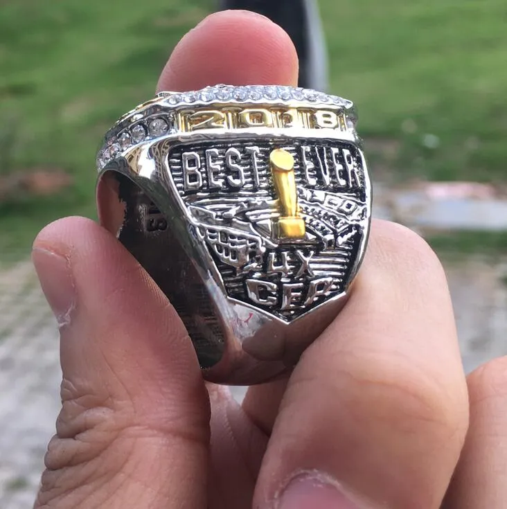 Real photo 2018 2019 Clemson Tigers Final National Championship Ring Fan Men Gift Wholesale Drop Shipping2142417