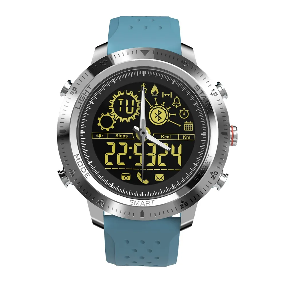 NX02 Compass relógio inteligente de Fitness Rastreador Sports inteligente Relógio de pulso Bluetooth pedômetro Rastreamento Waterproof Pulseira inteligente para iPhone Android