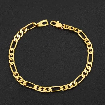 Buy Gold Figaro Bracelet, Stacking Bracelet, Gold Plated, Minimalist,  Dainty Chain, Anti Tarnish Jewelry, Water Resistant, Everyday Bracelet  Online in India - Etsy