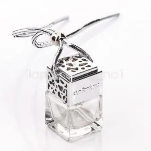 8ML Cube Auto Parfüm Flasche Hohl Hängende Parfüm Ornament Lufterfrischer  Für Ätherische Öle Diffusor Duft Leere Glas Flasche Von 0,55 €