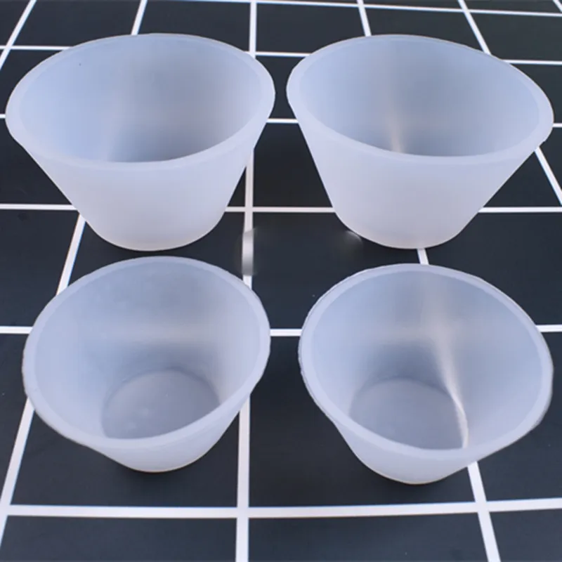 Flexible Mini Silicone Cups For Color Mixing With UV Resin And Washable