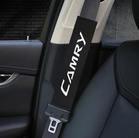 Car Seat Belt Cover Black Stickers For Toyota Corolla CHR PRado Camry RAV4 Yaris Stylish Car Accessory From Season16 5.36 DHgate.Com