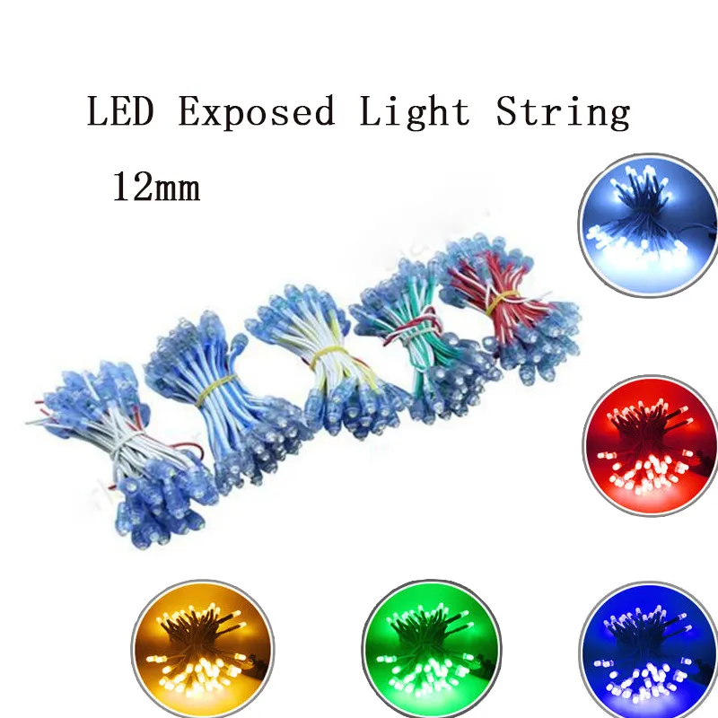 LED Pixel Module Diffused Digital Led Rope Light DC12V Full Color Christmas IP68 Waterdicht Licht voor Reclamebord Decoratie