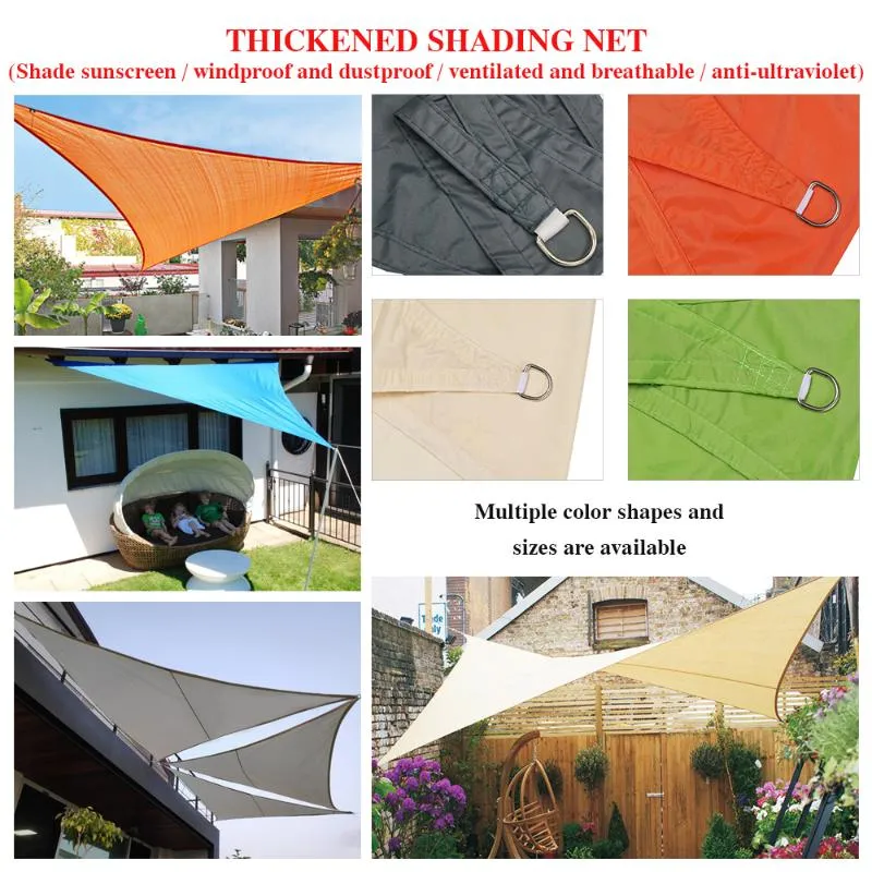 Zelte und Unterkünfte Sunshade Net Anti-UV Outdoor Garten Sonnencreme Sunblock Shade Tuch Pflanze Gewächshaus Auto Abdeckung Schattierung