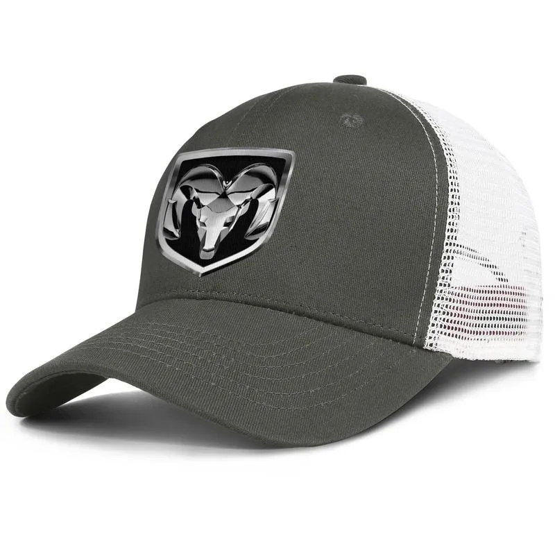 RAM Automotive Logo mens et womens réglable camionneur meshcap golf mode baseball personnalisé classique baseballhats Dodge Ram T285k