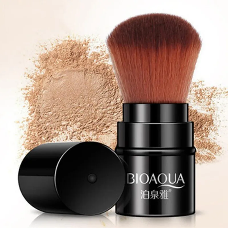 Drop ship Bioaqua brosses Poudre Fond de Teint Ombre à Paupières Pinceau de Maquillage Outils de Maquillage Correcteur Kit Cheveux doux
