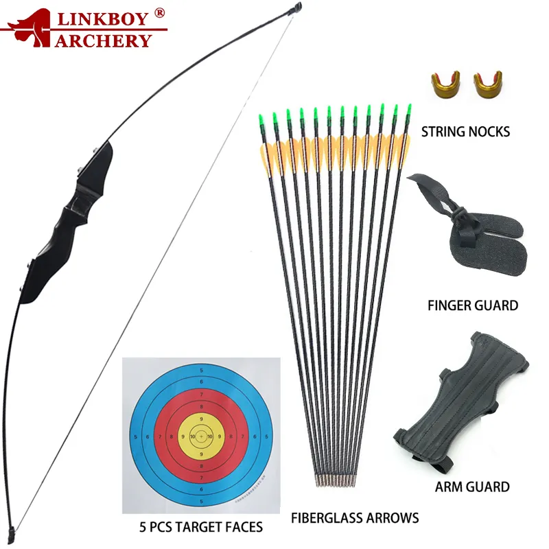 Archery Recurve Bow And Arrow Set For Youth/Adult Beginners 40 Lbs