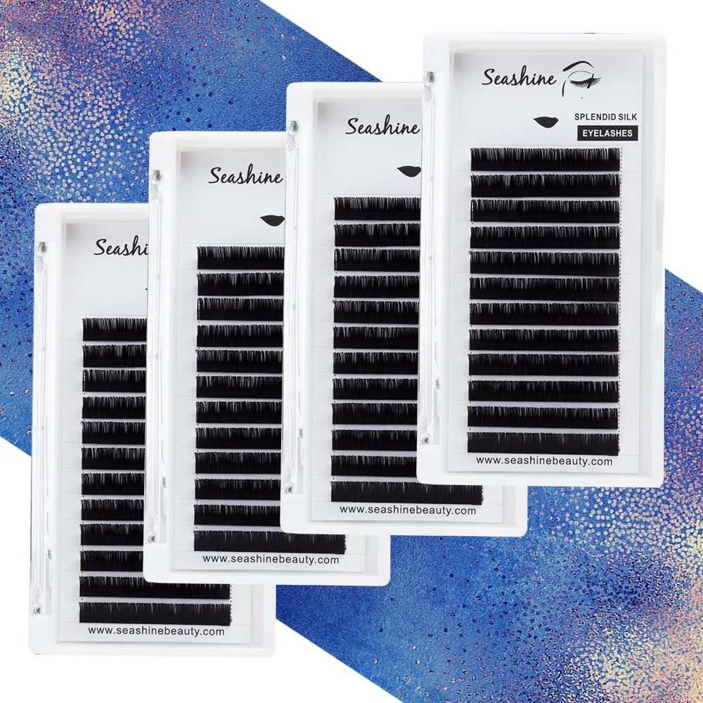 Seashine Mink Lashes Cils Individuels Volume Lashes Extension de Cils Fabriqué à la Main Prix de Gros Extension de Cils Pour la Livraison GRATUITE