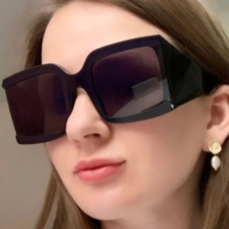 Mens Women Luxury Designer Sunglasses 2020 Big Frame Trend Sunglasses Ladies Street Shooting Big Hinge Shade Eyeglasses Goggles Mirror