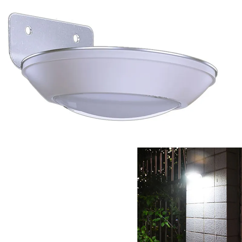 260LM Mikrovågsugn Radar Motion Sensor LED Solar Ljus Vattentät Lätta Street Lampa Utomhusväg Vägglampa Säkerhet Spot Light