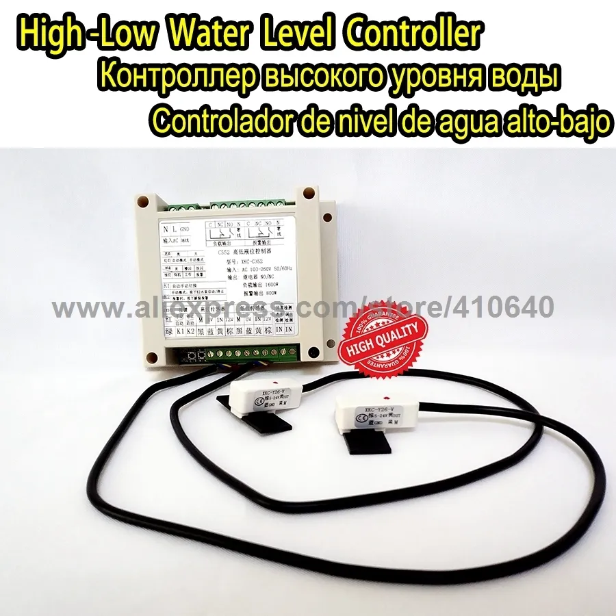 Automatic Level Switch Controller For Water Tank Non Contact Water Pump Level Monitor Controler Water Container Level Controller