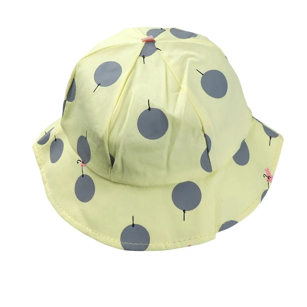 Hot Sale Toddler Kids Sun Cap Polka Dot Baby Bucket Hat Summer