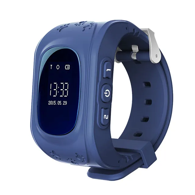 Q50 GPS LBS Smart Watch Smart Wristwatch Passometer SOS Call Plats Finder Wearable Devices Watch Support 2G LTE Armband för Android Ios