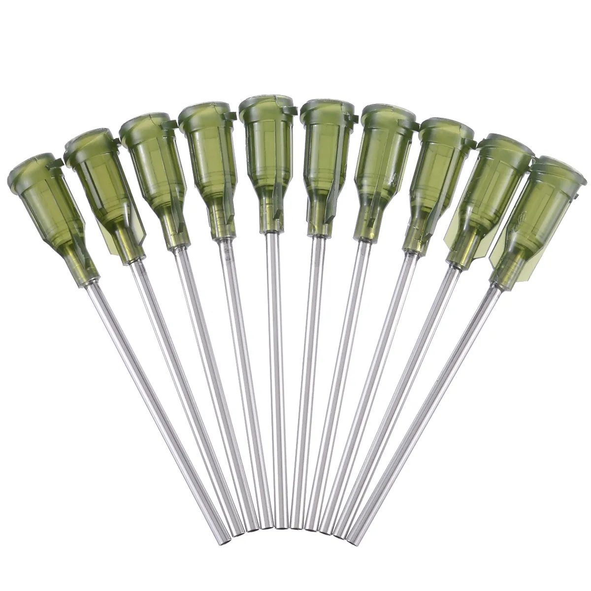 100pcs Syringe Needle Tip Dispensing Stainless Steel Needles with Luer Lock 14G 1.5inch for Liquid Dispenser Syringe