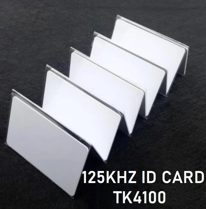 RFID 125KHz EM карты Pure White ПВХ Proximity Card ID карты 125KHz RFID метки 1000шт TK4100 только для чтения и не может write.Fast судов