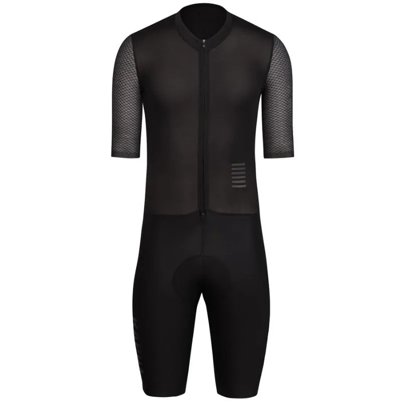 2020 Pro Cycling Skin Suit Race Fit Triathlon Short Sleeve Jumpsuit Square Suit Mens Triathlon Clothes TRisuit Road Mtb Short Set