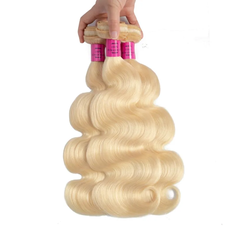 Peruvian Body Wave Virgin Hair Extensions: 613 Blonde, 2  display picture 2