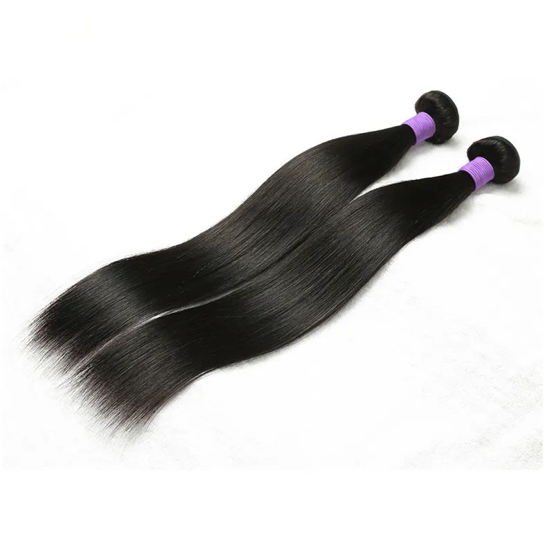 Reta de seda do cabelo humano Virgin Cabelo preço mais barato 100G um pacote de 4pcs Lot, DHL livre