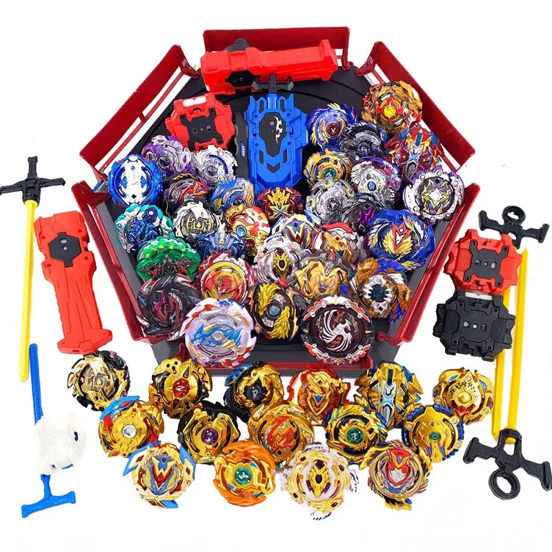 Üst Set Launcers Beyblade GT Patlama Oyuncak Blade Bıçakları Metal Baykabın Bebekleri Top Bey Bıçak Çocuklar için T191019