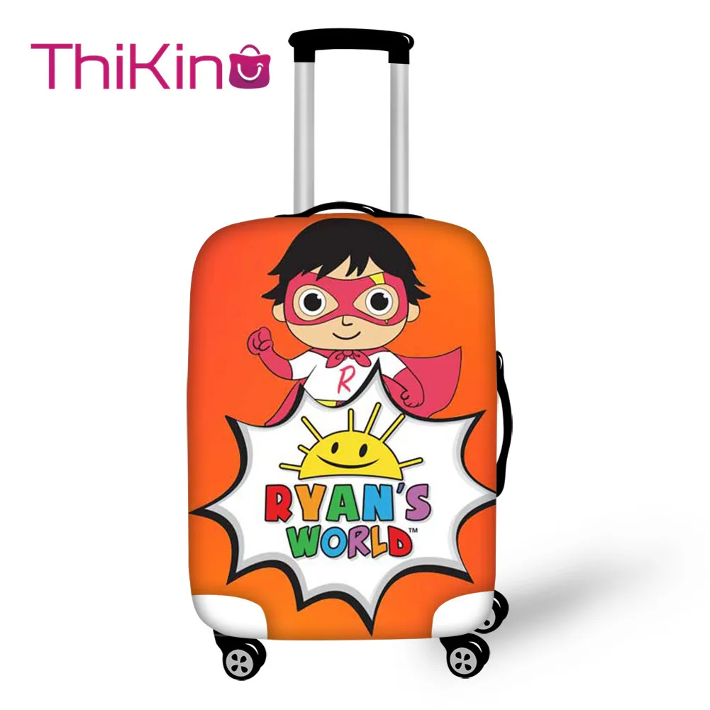 Thikin Ryan's World Travel Couverture de bagages pour filles Cartoon School Trunk Valise Housse de protection Sac de voyage Protector Jacket CJ191217