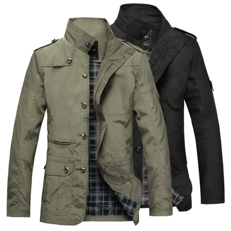 2019 hommes veste manteau longue Section mode Trench manteau hommes coupe-vent marque coupe décontractée pardessus veste vêtements d'extérieur grande taille 5XL