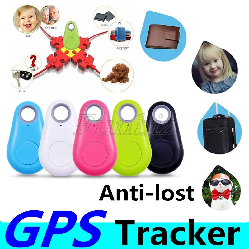GPS Tracker Mini Wireless Bluetooth 4.0 Alarm Key Finder Voice ...