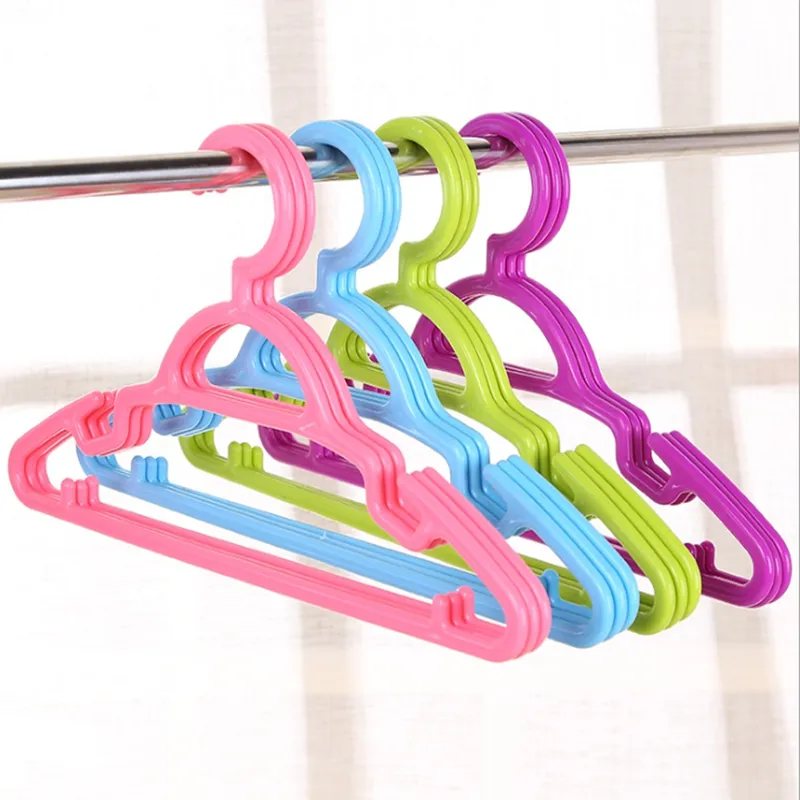 Small And Big Size Clothes Hanger Kids Children Toddler Baby Clothes Coat  Plastic Childrens Clothes Hangers Hook From Flyw201264, $0.84