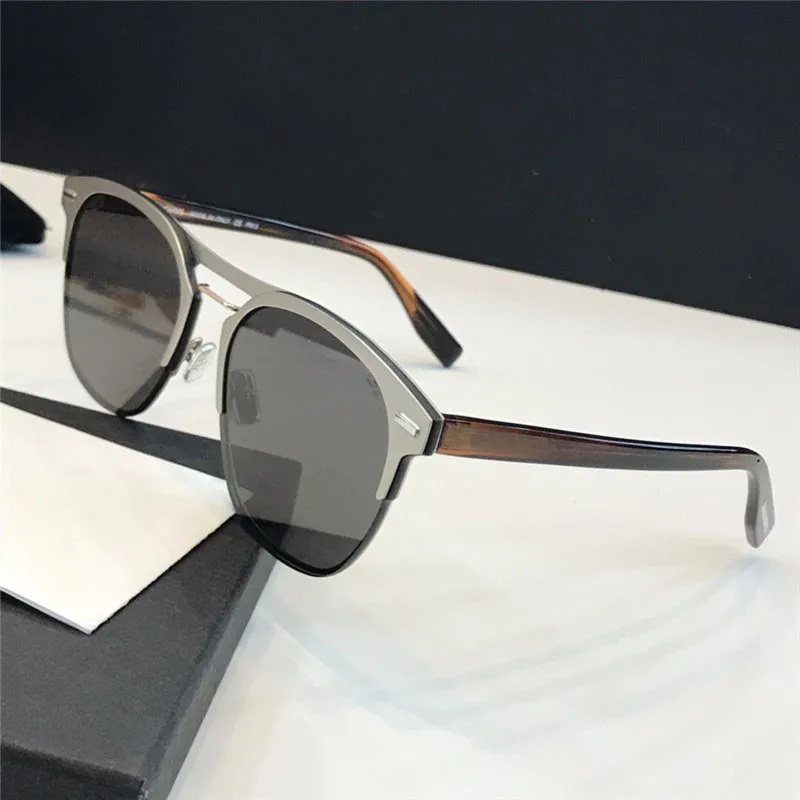 Partihandel-New Fashion Designer Classic Solglasögon Chrono Cat Eye Plate Frame Simple Summer Style Toppkvalitet UV400 Protection Eyewear