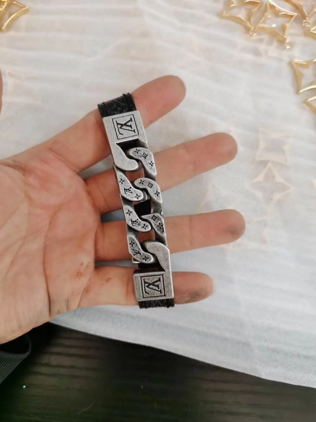 Monochain Reverso Design Men Women Bracelet Titanium Steel With