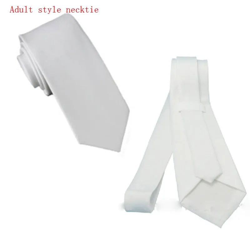 sublimación en blanco blanco hombres corbatas adulto corbata corazón transferencia impresión en blanco diy material consumible personalizado precio de fábrica