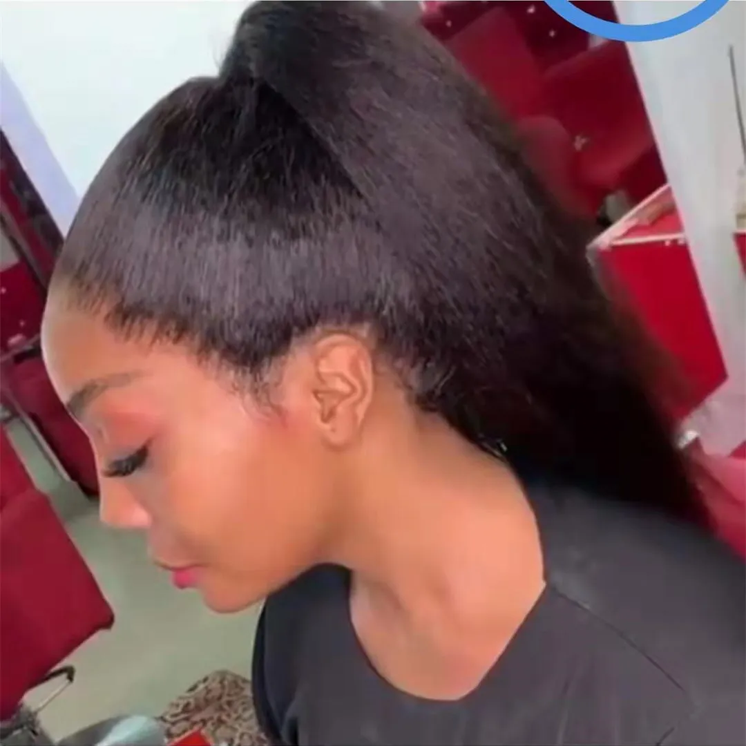 Brazilian 120g Natural Black Yaki Straight Kinky Curly Straight