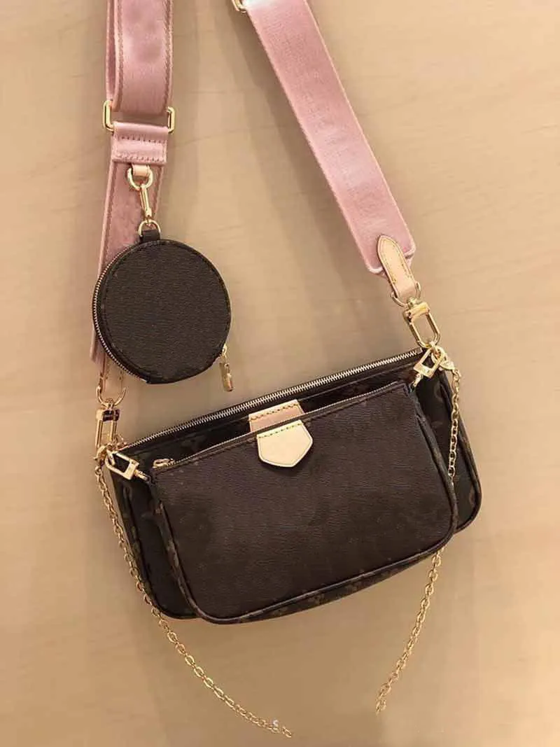 Bolsa de mão mais vendida bolsas de ombro designer bolsa de moda bolsa de mão carteira bolsas de telefone Sacos de combinação de três peças compras gratuitas M44823