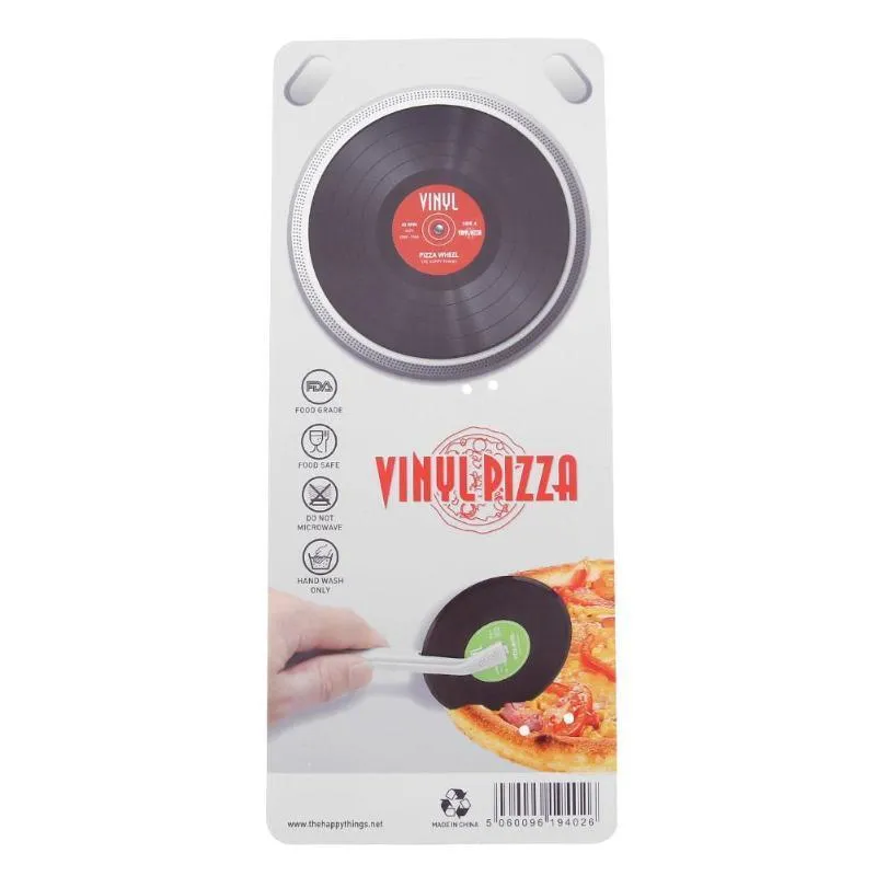 Ahomi vinyl CD record design rotella taglia pizza cucina per pasticceria torta gadget 