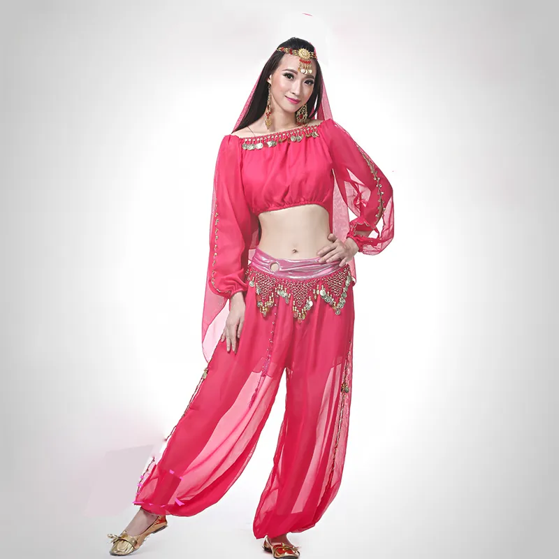 Costume de danse orientale rose