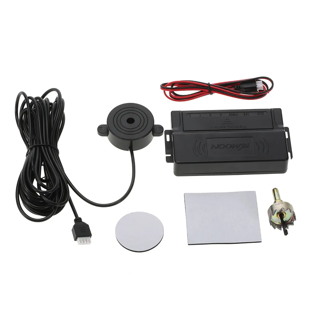 Freeshiping Car Alarm Auto 4 Czujnik Parking Assistance System Czujnik Radarowy System Alarmowy ParkTronics Sensor Estacionamento