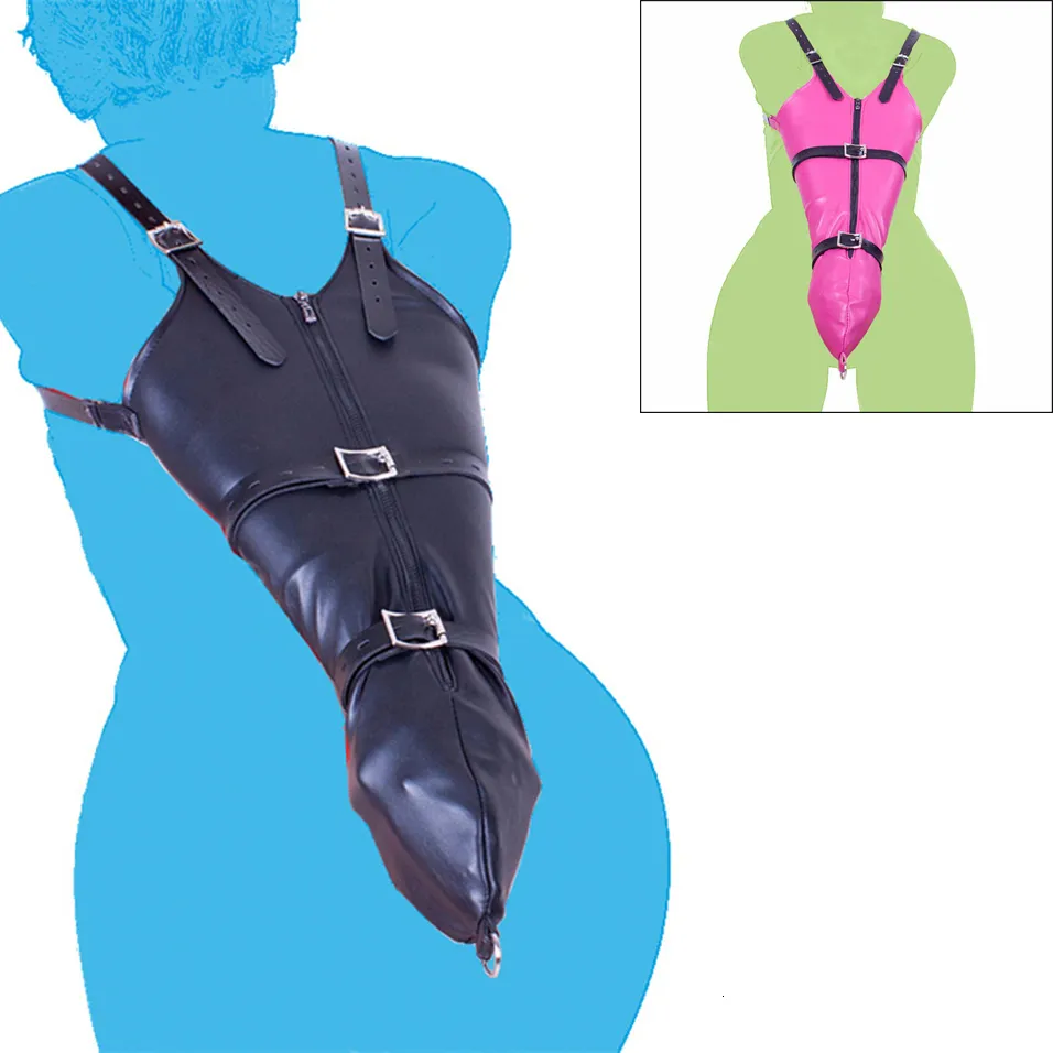 CamaTech PU Leather Zipper Single Glove Armbinder With Over Shoulder Straps  Sexy Full Sleeve One Arm Binder Bondage Restraints Y191203 From Zhengrui03,  $13.57 | DHgate.Com