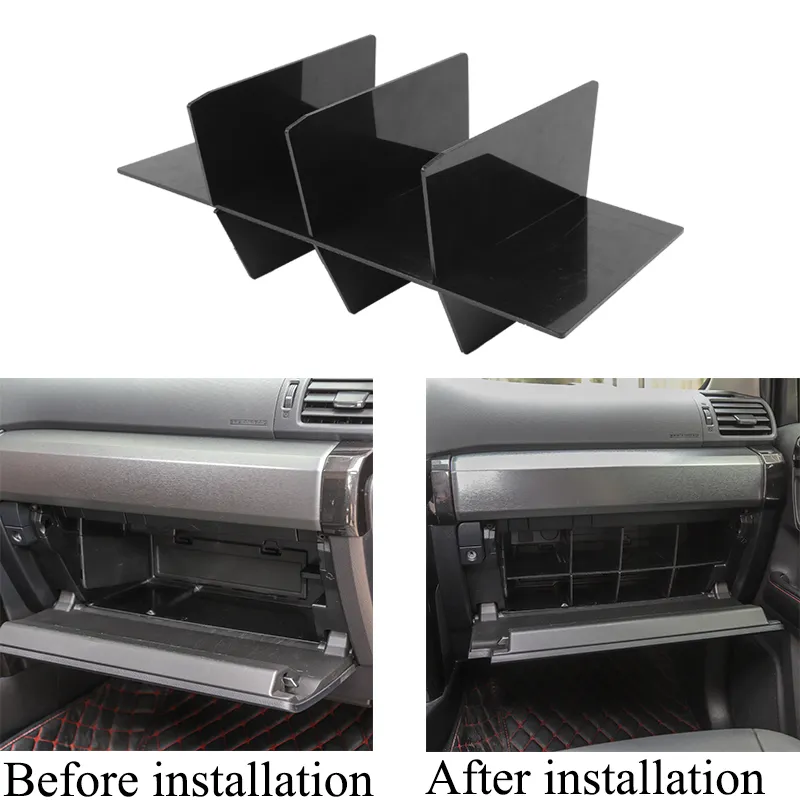 Noir ABS Coopilot Coffret Coffret Couverture de décoration de Toyota 4Runner / Accessoires intérieurs Super voiture