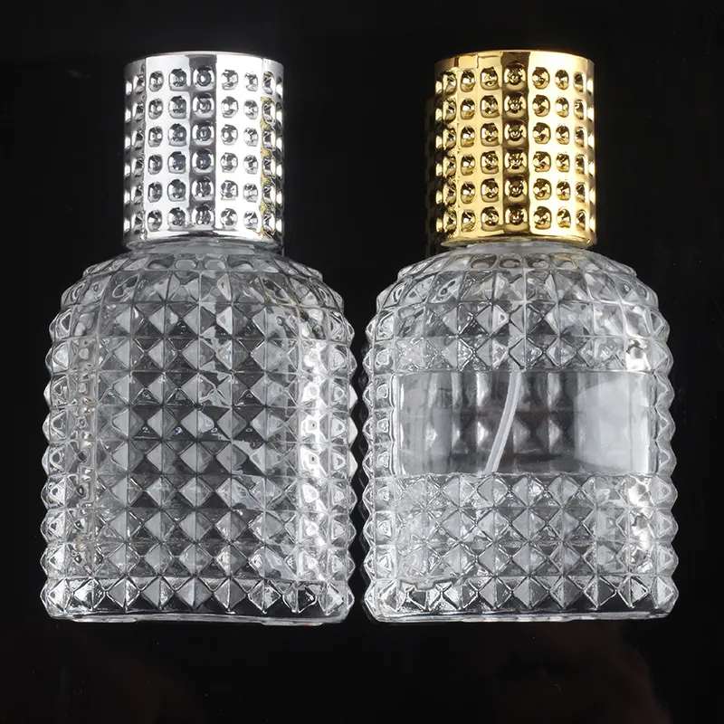Bottiglie spray per profumo di vetro portatile 30 ml Contenitori cosmetici vuoti Bottiglia atomizzatore per mini bottiglie di profumo da viaggio all'aperto DBC BH3536
