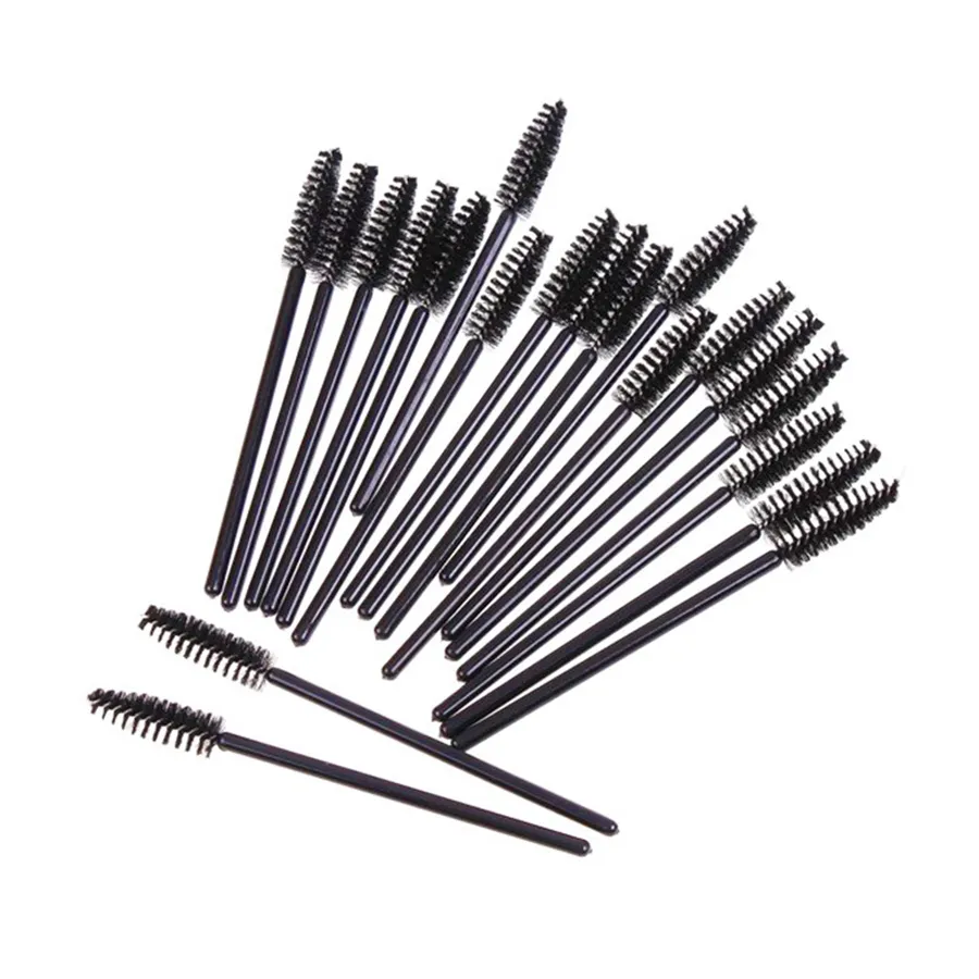 Wimperverlenging Wegwerpwenkbrauwborstel Mascara Wand Applicator Spoolers Wimpers Cosmetische Penselen Make-up Tool 10000 stks / set Cepillo Desechable