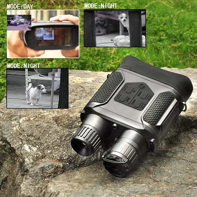 Jumelles de Vision nocturne NV400B 850NM portée optique nocturne IR infrarouge avec lunette de visée NV vidéo et image pour chasseur