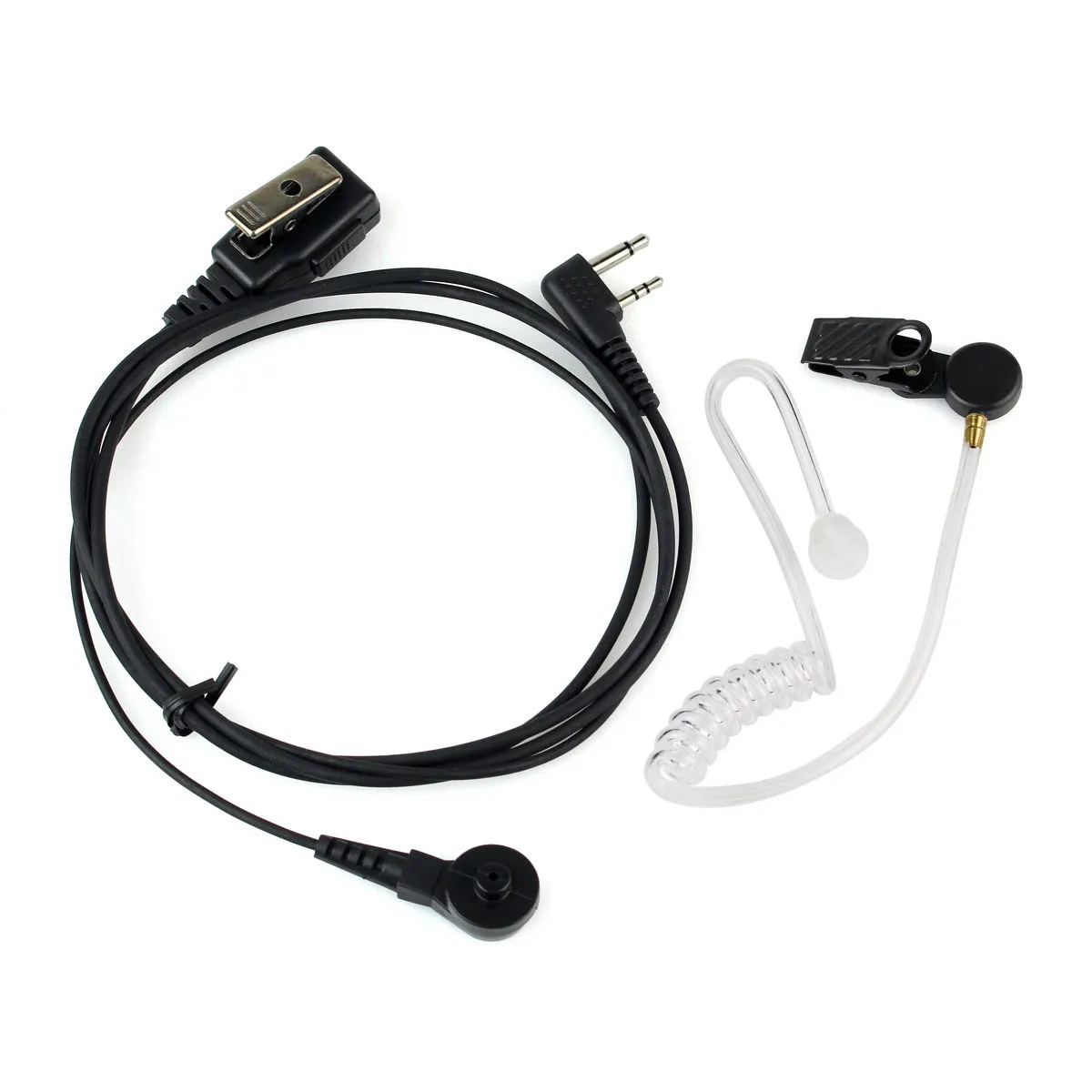 Hot 2 Pin Acoustic Tube Headset Earpieces för ICOM IC-F3 IC-F3S F4 IC-F14-radio