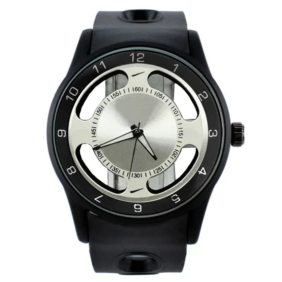 Montre-bracelet à quartz avec bracelet en Silicone pour hommes et femmes, marque de mode, N06236l